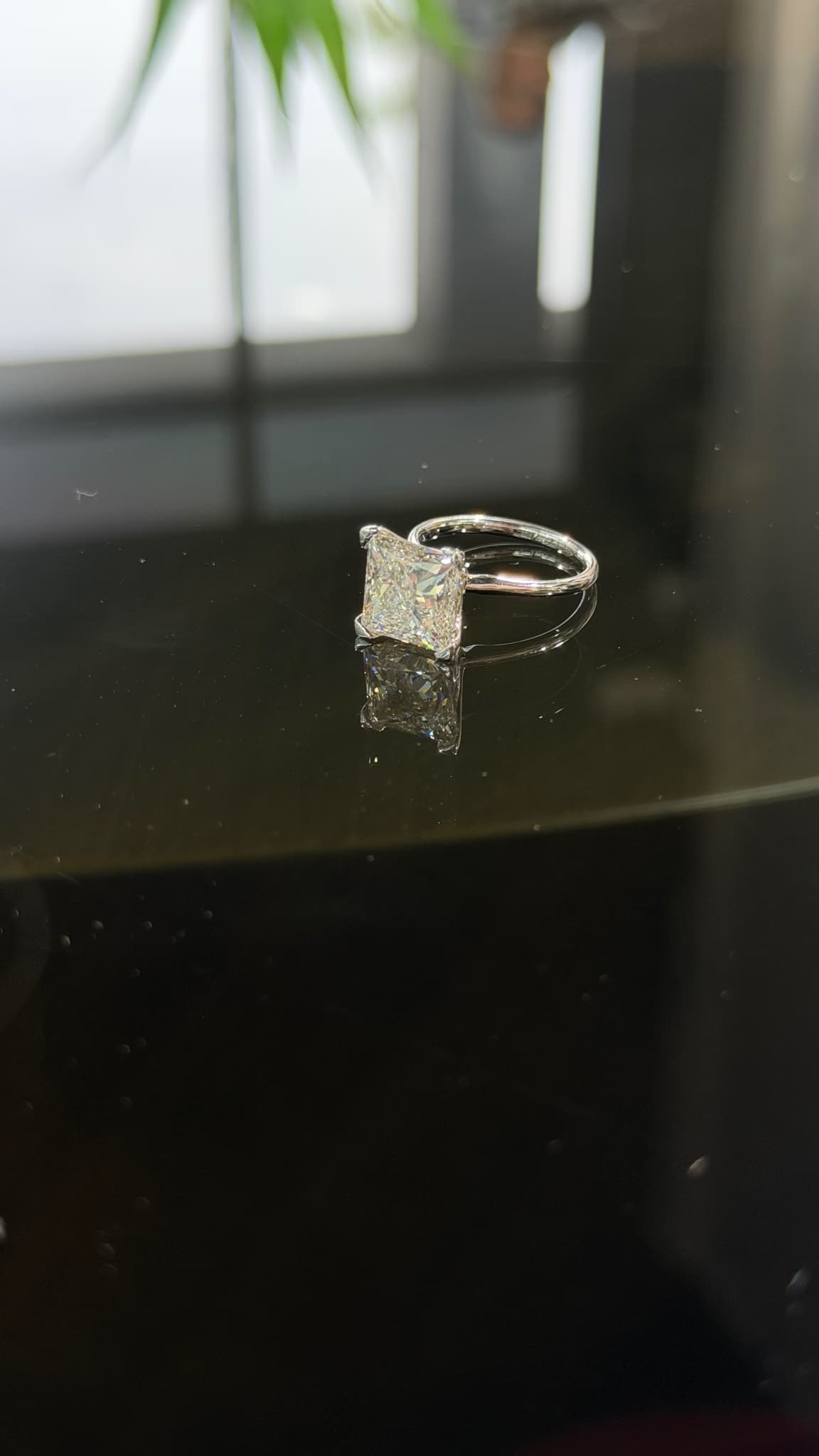 Ring 14kt Princess Cut  · White Gold · 14k — photo 2