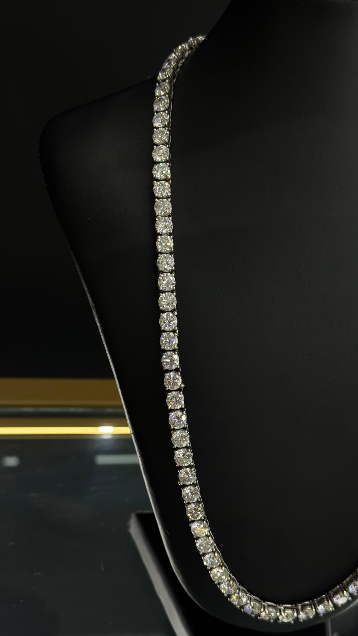 Tennis Chain  · White Gold · 10k — photo 2