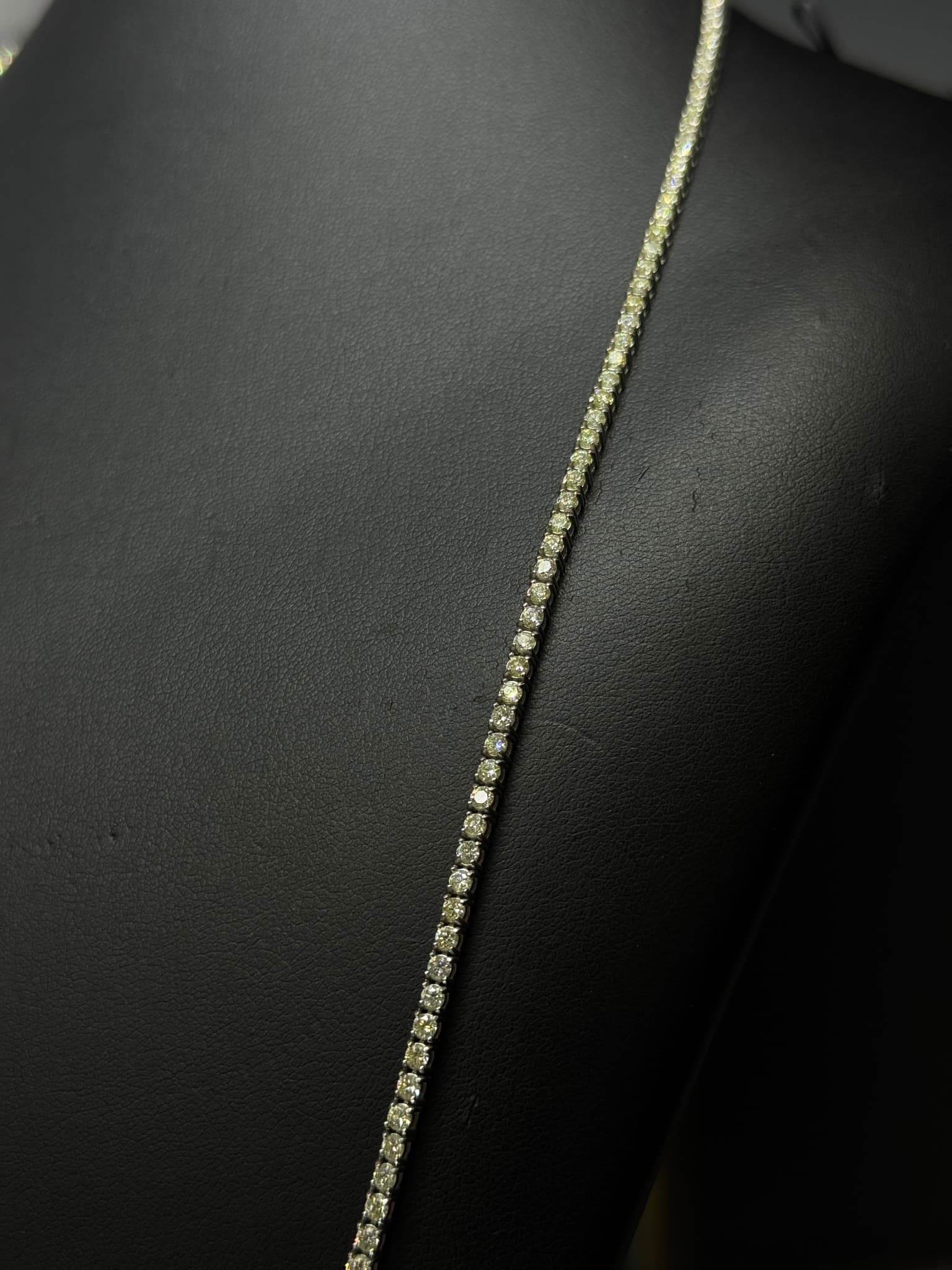 Luxzen Tennis Chains · White Gold · 14k — photo 4