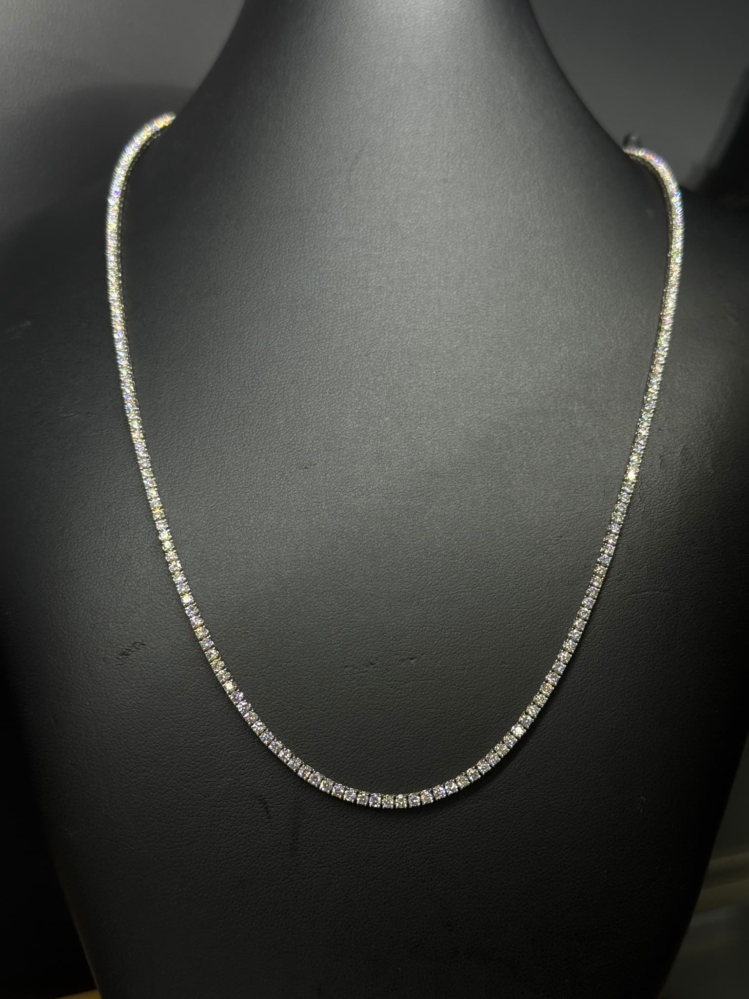 Luxzen Tennis Chain · White Gold · 14 — photo 2